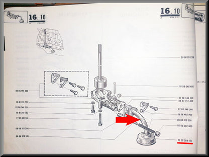 Unité de pompe à huile complète – Renault 16 – OEM 7700504150