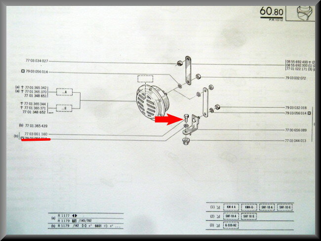 Bout M8x18 (geel gepassiveerd) – Renault