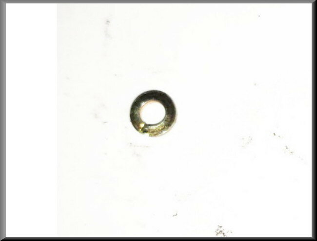Veerring M6 (geel gepassiveerd)