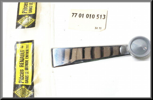Manivelle de lève-vitre (bouton gris) – Renault 16 – OEM 7701010513