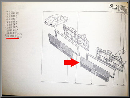 Achterlicht kap rechts  – Renault 20 - Renault 30 – OEM 7701021698 – NOS
