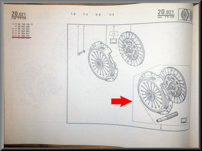 Koppelingsset – Renault 21 - Renault Trafic – OEM 7701466255