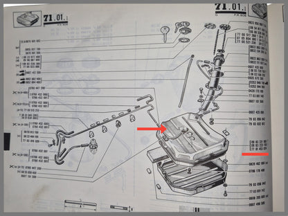 Auspuffrohr mit Schalldämpfer - Renault 19 - OEM 7700787220