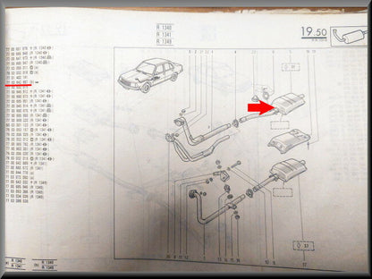 Amortisseur avant – Renault 18 - Renault Fuego TL, GTL – OEM 7700642887 – NOS
