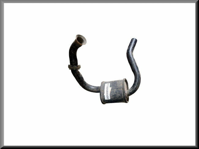 Exhaust pipe with silencer – Renault 6 – OEM 7700588500 – NOS