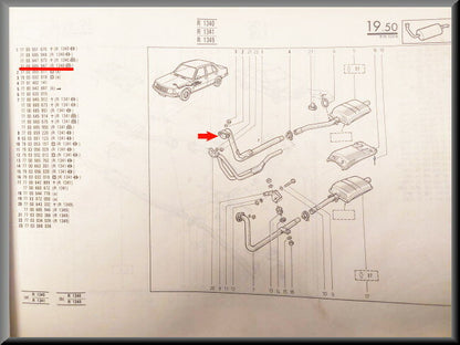Pot d'échappement – Renault 18 Automatique – OEM 7700685947 – NOS