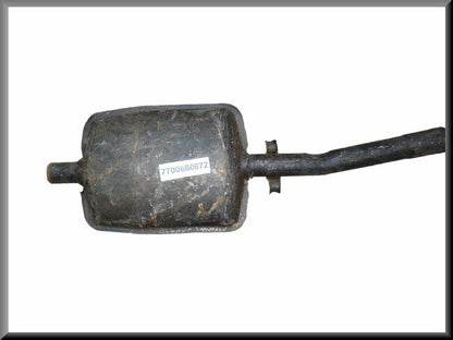 Exhaust muffler – Renault 18 – OEM 7700660672 – NOS