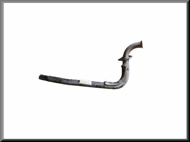 Exhaust pipe with heat shield – Renault 20 – OEM 7700631552 – NOS