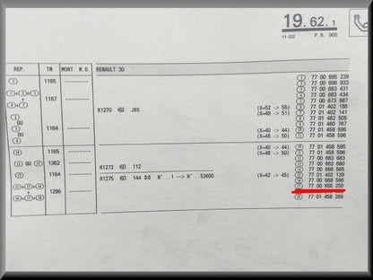 Uitlaatpijp  – Renault 30 - Renault 20 – OEM 7700655250 – NOS