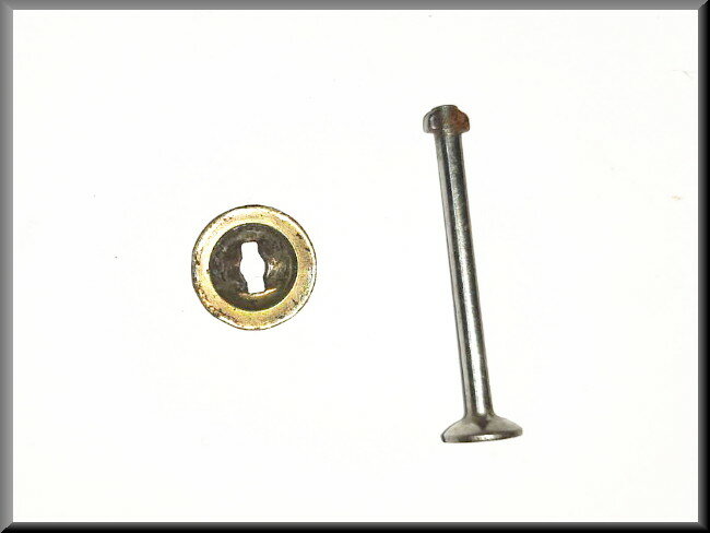 Goupille de retenue segment de frein avec rivet – Renault 16 – OEM 0870591400 / 7701014789