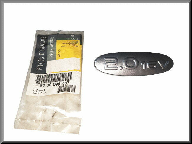 Emblem – Renault Clio – OEM 8200096487 – NOS