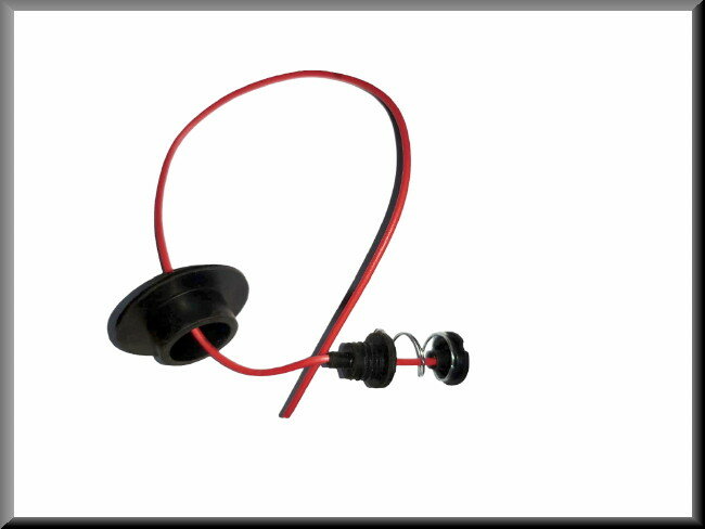 Caoutchouc de clignotant avec douille et fil – Renault 16 TL, TS, L – OEM 7701016997