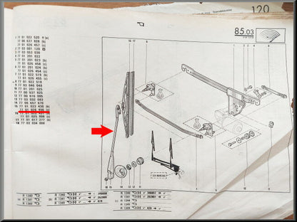Jeu d'essuie-glaces – Renault 18 – FEO 7701026456 – NOP