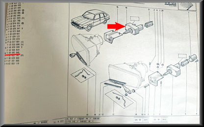 Ruitenwisser motor – Renault 20 - Renault 30 – OEM 7700642846