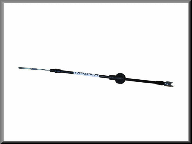 Câble d'embrayage avec commande de vitesses au tableau de bord – Renault 5 – OEM 7700539864 – NOS