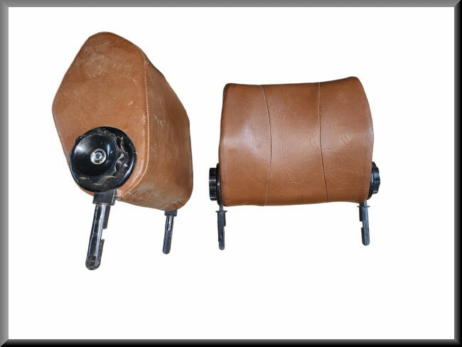 Appuie-tête marron (cuir) – Renault 16