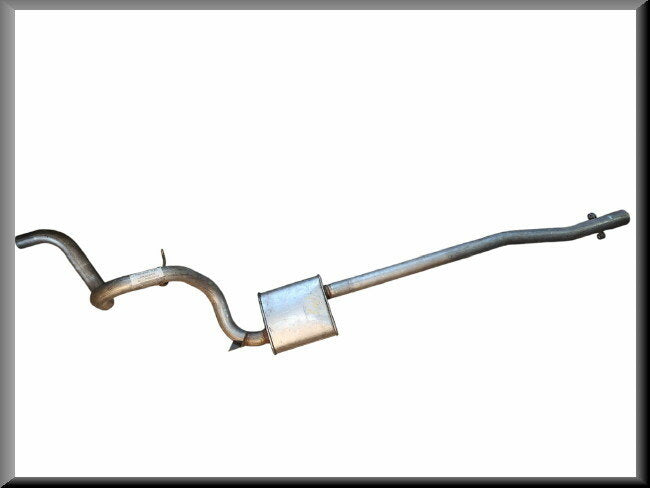 Pot d'échappement avec silencieux (longueur totale 215 cm) – Renault 18 – OEM 7700690759 – NOS