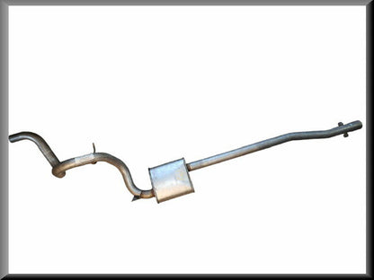 Pot d'échappement avec silencieux (longueur totale 215 cm) – Renault 18 – OEM 7700690759 – NOS