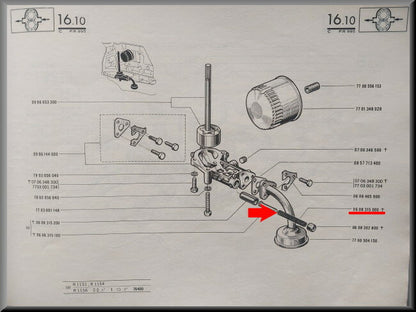 Ressort de pompe à huile – Renault 16 – OEM 0608315000 – Occasion