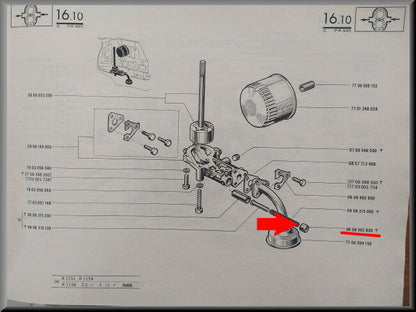 Bouchon de retenue ressort pompe à huile – Renault 16 – OEM 0608302800 – Occasion