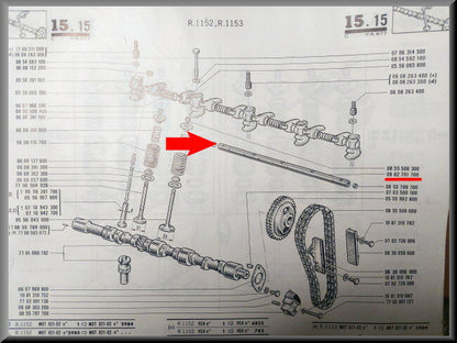 Bras oscillant – Renault 16 TL, L – OEM 7700644085 / 0854552400 / 0982701700 – Occasion
