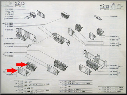 Fuse box – Renault 16 – OEM 7701365041A