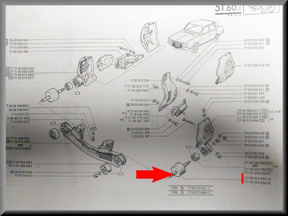 Poids d'équilibrage – Renault 12 – OEM 7700526541
