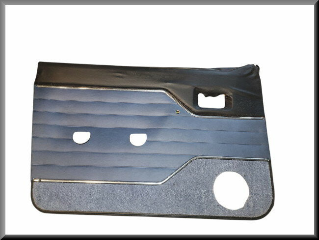 Zwart deurpaneel voorzijde rechts  – Renault 17 – OEM 7700672226 – NOS