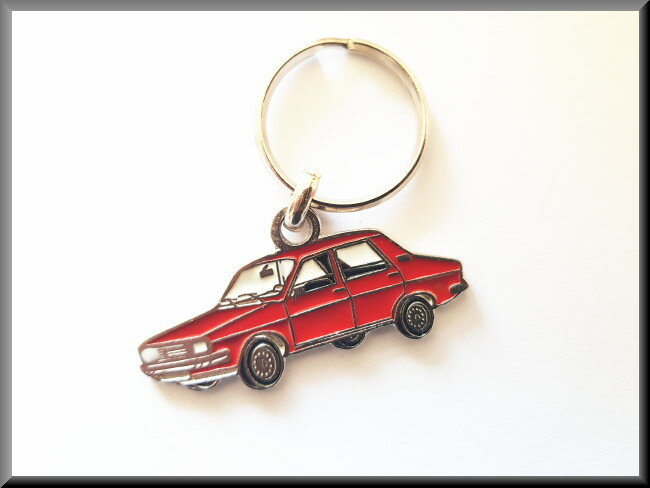 Sleutelhanger (rood) 5cm – Renault 12