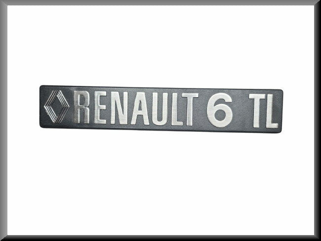Emblem (Metal) – Renault 6 TL – OEM 7700652978 – NOS