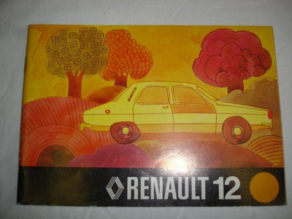 French instruction manual June 1973 – Renault 12 – OEM 7701436252