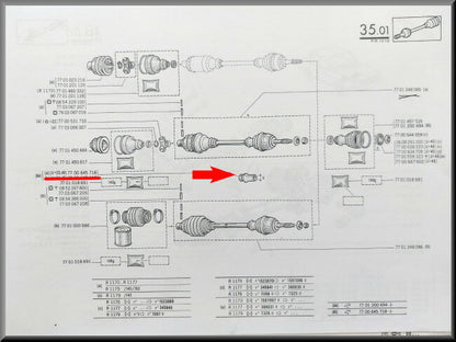 Schokbrekers manchet – Renault 12 - Renault 15 - Renault 17 – OEM 7700645718