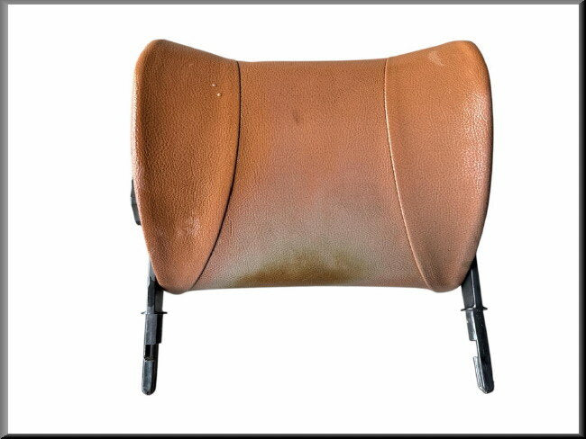 Appui-tête skaï marron support noir – Renault 16 – Occasion