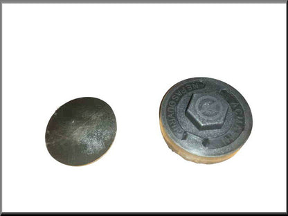 Radiateurdop (kunststof zwart) en pakking (rubber) – Renault 12 – Renault 16 - OEM 0853064700 / 0853064800