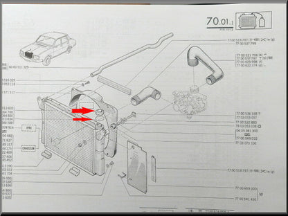 Radiateurdop (kunststof zwart) en pakking (rubber) – Renault 12 – Renault 16 - OEM 0853064700 / 0853064800