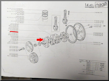 Vilebrequin – Renault 12 – FEO 7700635036 – NOP