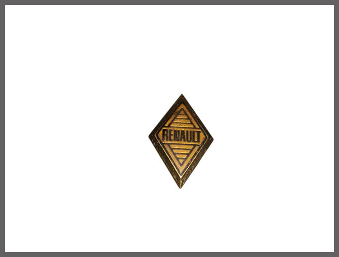 Logo Renault (Cuivre) – Renault 12 Gordini – FEO 7700503596