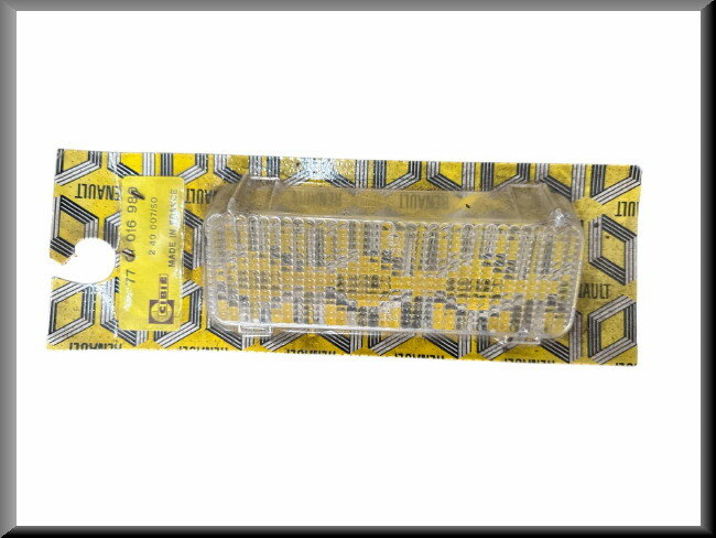 Verre de clignotant (Cibie) – Renault 6 – OEM 7701016980 – NOS