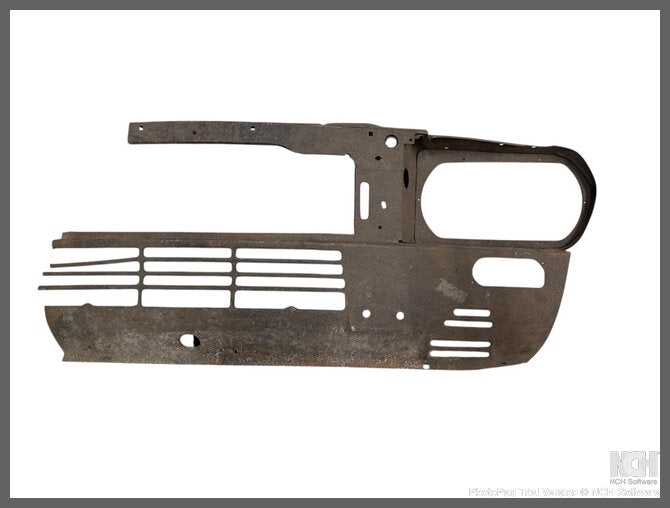 Deel van frontplaat links  – Renault 12 – OEM 7700506488A – NOS