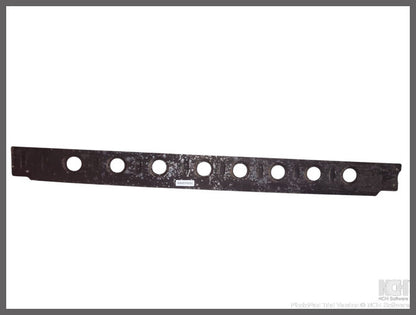 Tussenplaat langsbalk binnenzijde links  – Renault 16 – OEM 0256438900A – NOS