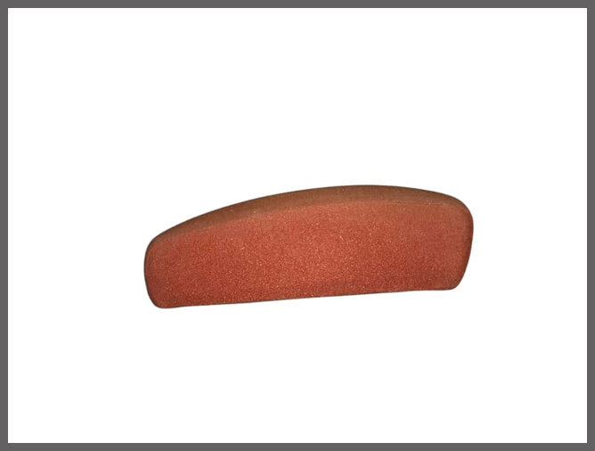Center console cover orange red leatherette – Renault 16 – Used