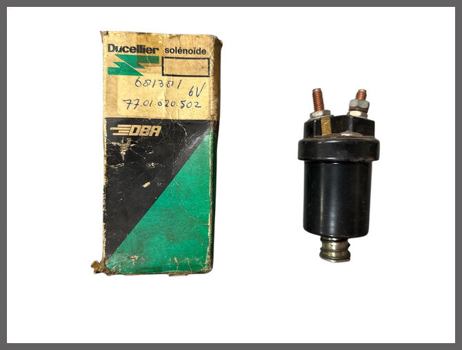 Relais de démarreur 6V – Renault 4CV – Renault Dauphine – OEM 7701020502 – NOS
