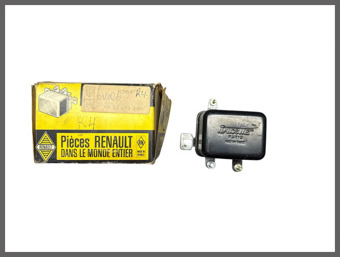 Régulateur de tension – Renault 4 – OEM 854807900 / 0854673200 – NOS