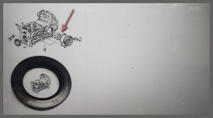 Differential seal (36x52x7.5 mm) – Renault 4 – Renault 8 - Renault 10 - Dauphine - OEM 0855181100 - 7703087087 0855181100