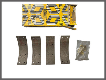 Brake shoe set – Renault 12 – Renault 14 - Renault 18 - OEM 7701201393 - 7701200736 – NOS