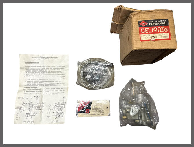 Carburateur set Delorto FRGA 28 19.050 – Renault 4 – OEM 111225 – NOS