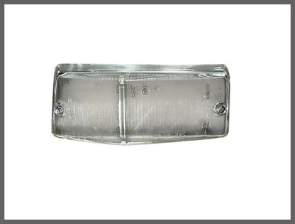 Indicator lens left (white with chrome trim) – Renault 16 – OEM 7701006943b - 7701013451 – NOS