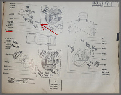 Afstelschroef – Renault 8 – Renault 10 - OEM 0855800500 – NOS