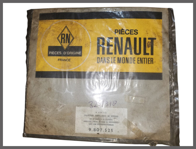 Gearbox gasket set 289 – Renault 4CV – Dauphine - OEM 0980729500 – NOS