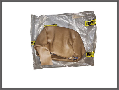 Hoofdsteun hoes (beige skai) – Renault 20 – Renault 30 - OEM 7701401900 – NOS